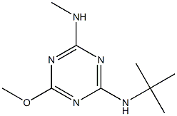 2-METHOXY-4-METHYLAMINO-6-TERT-BUTYLAMINO-S-TRIAZINE 结构式