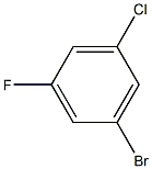 1-Fluoro-3-Chloro-5-BromoBenzene 结构式