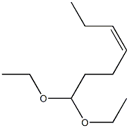 1,1-Diethoxyhept-cis-4-ene 结构式