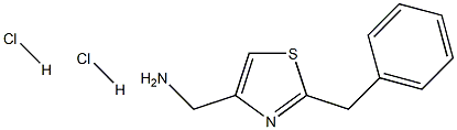 (2-Benzylthiazol-4-yl)methylaminedihydrochloride 结构式