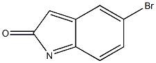 5-Bromoindole-2-one 结构式