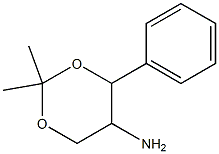 2,2-dimethyl-4-phenyl-1,3-dioxan-5-amine 结构式