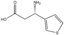 (S)-3-Amino-3-(3-thienyl)-propanoic acid 结构式