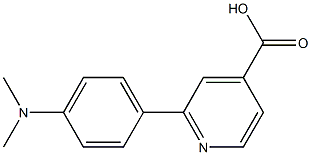 2-(4-Dimethylaminophenyl)-isonicotinic acid 结构式