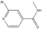 2-Bromo-n-methylisonicotinamide 结构式