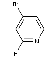 4-Bromo-2-fluoro--3-picoline 结构式