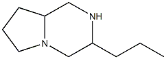 3-Propyl-octahydro-pyrrolo[1,2-a]pyrazine 结构式