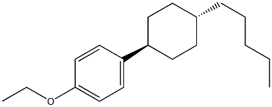 4-(trans-4-pentylcyclohexyl) ethoxybenzene 结构式