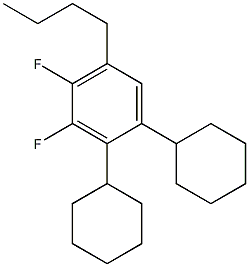 反式丁基环己基环己基-3,4-二氟苯 结构式