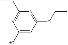 2-乙基-4-乙氧基-6-羟基嘧啶 结构式