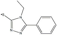 (4-Ethyl-5-phenyl-4H-[1,2,4]triazol-3-ylsulfanyl)- 结构式