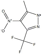 (5-Methyl-4-nitro-3-trifluoromethyl-pyrazol-1-yl)- 结构式