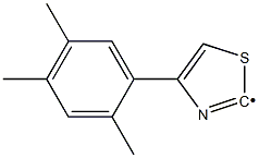 [4-(2,4,5-Trimethyl-phenyl)-thiazol-2-yl]- 结构式