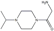 2-Amino-1-(4-isopropyl-piperazin-1-yl)-ethanone 结构式