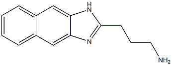 3-(1H-Naphtho[2,3-d]imidazol-2-yl)-propylamine 结构式