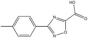 3-p-Tolyl-[1,2,4]oxadiazole-5-carboxylic acid 结构式