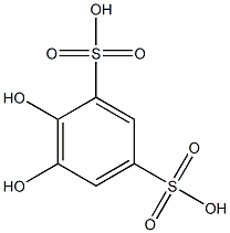 4,5-Dihydroxy-1,3-benzenedisulfonic acid 结构式