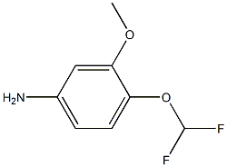 4-Difluoromethoxy-3-methoxy-phenylamine 结构式