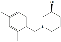 (3S)-1-(2,4-dimethylbenzyl)piperidin-3-ol 结构式