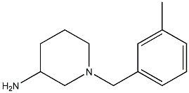 1-(3-methylbenzyl)piperidin-3-amine 结构式