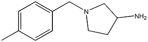 1-(4-methylbenzyl)pyrrolidin-3-amine 结构式