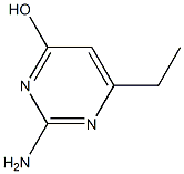 2-amino-6-ethylpyrimidin-4-ol 结构式