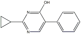 2-cyclopropyl-5-phenylpyrimidin-4-ol 结构式
