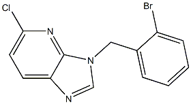 3-(2-bromobenzyl)-5-chloro-3H-imidazo[4,5-b]pyridine 结构式