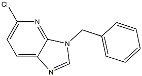 3-benzyl-5-chloro-3H-imidazo[4,5-b]pyridine 结构式