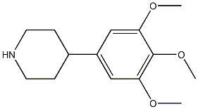 4-(3,4,5-trimethoxyphenyl)piperidine 结构式