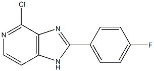 4-chloro-2-(4-fluorophenyl)-1H-imidazo[4,5-c]pyridine 结构式