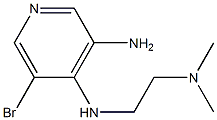 5-bromo-N4-[2-(dimethylamino)ethyl]pyridine-3,4-diamine 结构式