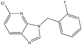 5-chloro-3-(2-fluorobenzyl)-3H-imidazo[4,5-b]pyridine 结构式