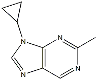 9-cyclopropyl-2-methyl-9H-purine 结构式