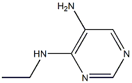 N4-ethylpyrimidine-4,5-diamine 结构式