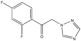 2-(1H-1,2,4-Triazole-1-yl)-2',4'-difluoro
acetophenone 结构式