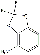 2,2-DIFLUORO-BENZO[1,3]DIOXOL-4-YLAMINE 结构式