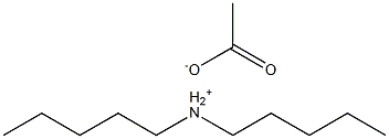 DI-N-AMYLAMMONIUM ACETATE: (CA. 0.5MOL/L WATER SOLUTION) 结构式