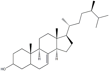 7-菜油甾醇 结构式