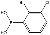 2-溴-3-氯苯硼酸 结构式
