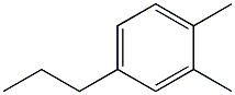 1,2-dimethyl-4-propylbenzene 结构式
