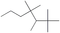 2,2,3,4,4-pentamethylheptane 结构式