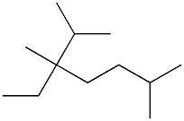 2,3,6-trimethyl-3-ethylheptane 结构式