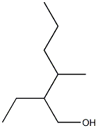 3-methyl-2-ethyl-1-hexanol 结构式