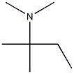 dimethyl-1,1-dimethylpropylamine 结构式