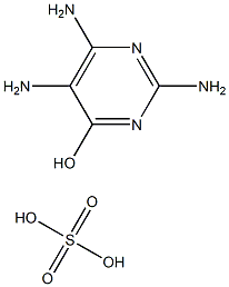 2,5,6-TRIAMINO-4-PYRIMIDINOL SULPHATE 结构式