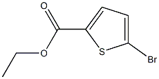 5-BROMOTHIOPHENE-2-CARBOXYLIC ACID ETHYL ESTER 结构式