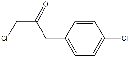 1-CHLORO-3-(4-CHLOROPHENYL)ACETONE 结构式
