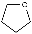 TETRAHYDROFURAN (DRY- LOW WATER CONTENT) 结构式