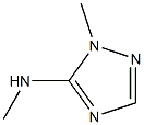 1-METHYL-5-METHYLAMINE 1,2,4TRIAZOLE 结构式